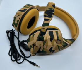 Навушники Наушники ^/--/^ Ігрові навушники з мікрофоном Battlegrounds Army-98 камуфляж ^_^^^ Игровые наушники с микрофоном Battlegrounds Army-98 камуфляж - фото фото фото
