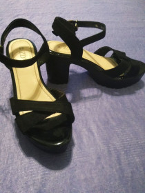 Босоніжки Босоножки ^/--/^ Чорні босоніжки 38 /--/ р. ^_^^^ Черные босицы 38 /--/ р. - фото фото фото