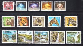 Фауна Фауна ^/--/^ NM  Родезия 1980 г  MNH  - полная серия - ^_^^^ NM Родезія 1980 MNH - повна серія - фото фото фото