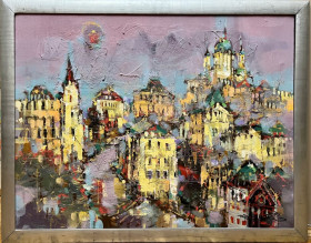 Статуетки, Скульптури, Фігурки, Фарфор Статуэтки, Скульптуры, Фигурки, Фарфор ^/--/^ Тарас Усик.  « Київ. Андріївський узвіз » ^_^^^ Тарас Усик. «Киев. Андреевский спуск » - фото фото фото