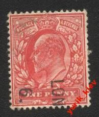 Великобританія Великобритания ^/--/^ Англия   1902 /--/ г..№ 103  гашеная ^_^^^ Англія 1902 р. No 103 гашені - фото фото фото