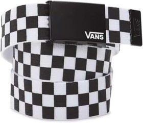Ремені Ремни ^/--/^ Ремінь vans deppster ii web belt black/white checker  чорно-білий ремінь у клітинку ^_^^^ Ремень vans deppster ii web belt black/white checker черно-белый ремень в клетку - фото фото фото