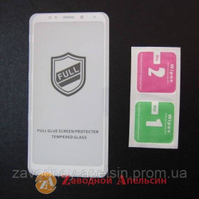 Плівки для екранів Пленки для экранов ^/--/^ Защитное стекло Xiaomi Redmi 5 plus Full Tempered Glass white ^_^^^ Xiaomi Redmi 5 plus Full Tempered Glass white - фото фото фото