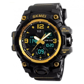 Наручні годинники Наручные часы ^/--/^ Спортивний годинник SKMEI 1155 /--/ B Black_Gold ^_^^^ Спортивные часы SKMEI 1155 /--/ B Black_Gold - фото фото фото