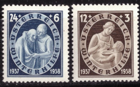 Австрія Австрия ^/--/^ Австрия. Благотворительный выпуск * 1937 г. ^_^^^ Австрія. Благодійний випуск * 1937 р. - фото фото фото