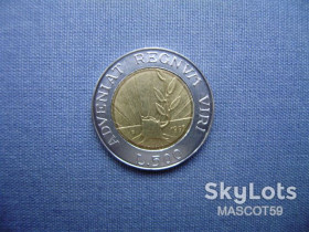 Сан-Марино Сан-Марино ^/--/^ Сан - Марино 500 лир 1993 г. ^_^^^ Сан - Марино 500 лір 1993 р. - фото фото фото