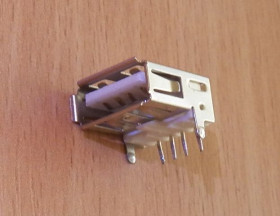 Порти, роз'єми Порты, разъемы ^/--/^ Гніздо USB &amp;quot;AF&amp;quot; монтажне в плату горизонтальне ^_^^^ Гнездо USB &amp;quot;AF&amp;quot; монтажное в плату горизонтальное - фото фото фото