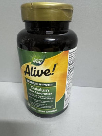 Інше Другое ^/--/^ Nature&amp;#039;s Way, Alive!, Кальцій із максимальним рівнем засвоєння, 180 таблеток БАДЫ ^_^^^ Nature&amp;#039;s Way, Alive!, Кальций с максимальным уровнем усвоения, 180 таблеток Бады - фото фото фото