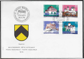 Європа Европа ^/--/^ Швейцария 1978 АРХИТЕКТУРА ЗОДЧЕСТВО КУЛЬТУРА ПАМЯТНИКИ ЗАМКИ ГЕРБЫ ГЕРАЛЬДИКА КПД Mi.1130-3 EUR 7.- ^_^^^ Швейцарія 1978 АРХІТЕКТУРА ЗОДНІСТЬ КУЛЬТУРА ПАМ'ЯТНИКИ ЗАМКИ ГЕРБИ ГЕРАЛЬДИКА ККД Mi.1130-3 EUR 7.- - фото фото фото
