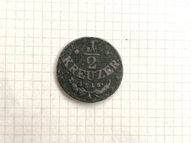 Австро-Угорщина Австро-Венгрия ^/--/^ (S) 1/2 КРЕЙЦЕР * А * 1816 Г. АВСТРО - ВЕНГРИЯ.    (S) ^_^^^ (S) 1/2 КРЕЙЦЕР * А * 1816 Г. АВСТРО - ВЕНГРІЯ. (S) - фото фото фото