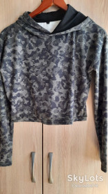 Топи Топы ^/--/^ Коротке худі топ камуфляж Primark  uk 8 р-р 42 ^_^^^ Краткое худи топ камуфляж Primark uk 8 р-р 42 - фото фото фото