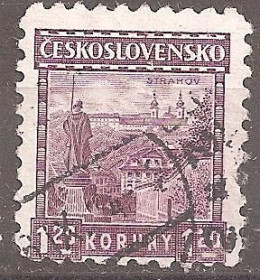 Чехословаччина Чехословакия ^/--/^ Чехословакия 1927 Sc.132 гаш. без водяного знака ^_^^^ Чехословаччина 1927 Sc.132 гаш. без водяного знака - фото фото фото