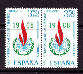 Іспанія Испания ^/--/^ Испания  1968 г MNH - пара ^_^^^ 1968 — Іспанія — пара - фото фото фото