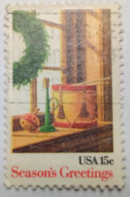 Північна Америка Северная Америка ^/--/^ США 1980 Рождество, гашеная (II) ^_^^^ 1980 — Різдво, гашена (II) - фото фото фото