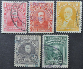 Інше Другое ^/--/^ Боливия Антонио Хосе Сукре и др. 1913 ^_^^^ Болівія Антоніо Хосе Сукре та ін 1913 - фото фото фото