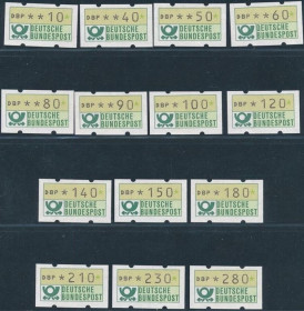 Інше Другое ^/--/^ ФРГ Стандарт ATM Автоматные марки 02.01.1981 ^_^^^ ФРН Стандарт ATM Автоматні марки 02.01.1981 - фото фото фото