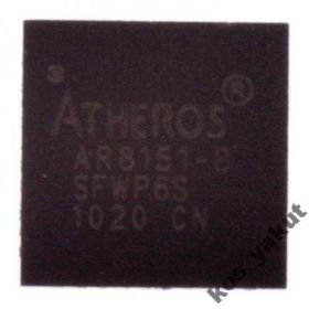 Мікросхеми Микросхемы ^/--/^ Микросхема Lan, Atheros AR /--/ 8151-B, QFN /--/ 48 ^_^^^ Мікросхема Lan, Atheros AR /--/ 8151-B, QFN /--/ 48 - фото фото фото