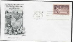 Америка Америка ^/--/^ США 1948 ДОМАШНЯЯ ПТИЦА КУРИЦА ЦЫПЛЯТА ПТИЦЕВОДСТВО ФЕРМЕРСТВО ЭКОНОМИКА ФАУНА КПД Mi.581 ^_^^^ США 1948 ДОМАШНЯ ПТИЦЯ КУРИЦЯ ЦИПЛЯТА ПТИЦЕВОДСТВО ФЕРМЕРСТВО ЕКОНОМІКА ФАУНА ККД Mi.581 - фото фото фото