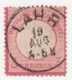 Німеччина до  року Германия до  года ^/--/^ Германия  ( империя) 1872 г. №  9 гашеная ^_^^^ Німеччина (імперія) 1872 р. No 9 гашена - фото фото фото