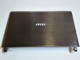 Корпуса Корпуса ^/--/^ Б/У Корпус крышка матрицы экрана + петли для ноутбука MSI X /--/ 460 ^_^^^ Б/У Корпус кришка матриці екрану + петлі для ноутбука MSI X /--/ 460 - фото фото фото