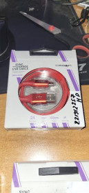 Шлейфи, перехідники Шлейфы, переходники ^/--/^ Кабель Crown CMCU-3103 /--/ C USB - Type C Red № 221912257/2 ^_^^^ Кабель Crown CMCU-3103 /--/ C USB - Type C Red No 221912257/2 - фото фото фото