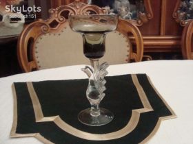 Статуетки, Скульптури, Фігурки, Фарфор Статуэтки, Скульптуры, Фигурки, Фарфор ^/--/^ Подсвечник СССР  Гусь Хрустальный Завод ^_^^^ ПІДСВЕЧНИК КВІТНЕ БОГЕМСЬКЕ СТЕКЛО ЧЕХОСЛОВАКИЯ No /--/ 534 - фото фото фото