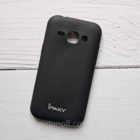Зарядні пристрої Зарядные устройства ^/--/^ Чохол для Samsung Galaxy J /--/ 1 2015 (J /--/ 100) силіконовий, чорний, iPaky ^_^^^ Чехол Samsung J /--/ 100 /--/ H Galaxy J /--/ 1 для телефона силиконовый Черный - фото фото фото