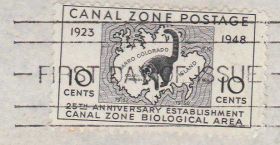 Америка Америка ^/--/^ Зона Панамского Канала 1948 ФАУНА БИОЛОГИЯ ЖИВОТНОЕ ПРИМАТ ОБЕЗЬЯНА ЛЕМУР КАРТА КПД Mi.124 ^_^^^ Зона Панамського Каналу 1948 ФАУНА БІОЛОГІЯ ТВОТНЕ ПРИМАТ ОБЕЗЬЯНА ЛЕМУР КАРТА ККД Mi.124 - фото фото фото