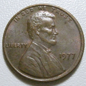 Обігові Обиходные ^/--/^ США 1 цент 1977 року #40043 ^_^^^ США 1 цент 1977 года #40043 - фото фото фото
