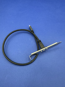 Шлейфи, перехідники Шлейфы, переходники ^/--/^ Переходник с USB Type-E на Type-C на заднюю панель ^_^^^ Перехідник з USB Type-E на Type-C на задню панель - фото фото фото