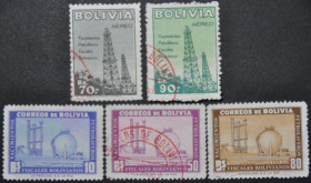 Інше Другое ^/--/^ Боливия Развитие нефтяной промышленности. 1955 ^_^^^ Болівія Розвиток нафтової промисловості. 1955 - фото фото фото