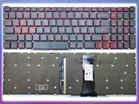Клавіатури Клавиатуры ^/--/^ Клавиатура для ACER Nitro 5 AN /--/ 515-45 (RU Black без рамки с RED подсветкой) Оригинал ^_^^^ Клавіатура для ACER Nitro 5 AN /--/ 515-45 (RU Black без рамки з RED підсвічуванням) - фото фото фото