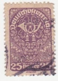 Австрія Австрия ^/--/^ Австрия  1919  г. № 287 гашеная ^_^^^ Австрія 1919 р. No 287 гашена - фото фото фото
