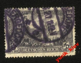 Німецька імперія (-) Германская империя (-) ^/--/^ Германия Deutsche Reich 1902 /--/ г № 80 гаш ^_^^^ Німеччина Deutsche Reich 1902 /--/ г No 80 гаш - фото фото фото