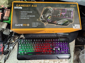Клавіатури Клавиатуры ^/--/^ Игровая клавиатура с подсветкой GamePro Gameset GS /--/ 1252 USB № 24111115 ^_^^^ Ігрова клавіатура з підсвіткою GamePro Gameset GS /--/ 1252 USB No 24111115 - фото фото фото