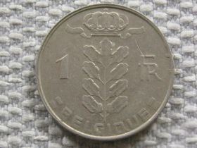 Бельгія Бельгия ^/--/^ Бельгия 1 франк 1980 года /BELGIQUE/ #3623 ^_^^^ Бельгія 1 франк 1980 року / BELGIQUE / #3623 - фото фото фото