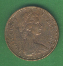 Єлизавета II (після ) Елизавета II (после ) ^/--/^ Великобритания 1 новый пенни, 1973 ^_^^^ Велика Британія 1 новий пенні 1973 - фото фото фото