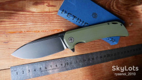 Ножі, мультітули Ножи, мультитулы ^/--/^ Petrified fish PFB /--/ 05 /--/ GRDW Tunny, Blackwash 14 /--/ C /--/ 28 /--/ N, Green G /--/ 10, Ceramic Ball Bearings, Flipper, Tactical, EDC, Outdoor, Liner Lock - фото фото фото