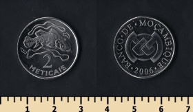 Мозамбік Мозамбик ^/--/^ Мозамбик 2 метикаля 2006 ^_^^^ Мозамбік 2 метикаля 2006 - фото фото фото