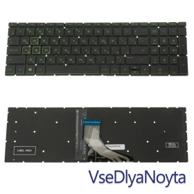 Клавіатури Клавиатуры ^/--/^ Клавиатура для ноутбука HP (15-cx, 15-ec) rus, black, без фрейма, подсветка клавиш GREEN (ОРИГИНАЛ) ^_^^^ Клавіатура для ноутбука HP (15-cx, 15-ec) rus, black, без фрейму, підсвічування клавіш GREEN (ОРИГІНАЛ) - фото фото фото