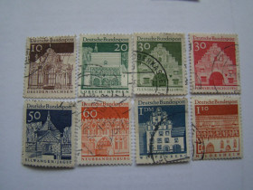 Інші країни Другие страны ^/--/^ ФРГ, Михель, Германия 2010, 495,490-493,496,500,501, Немецкие здания   (II). ^_^^^ ФРН, Міхель, Німеччина 2010, 495,490-493,496,500,501, Німецькі будівлі (II). - фото фото фото