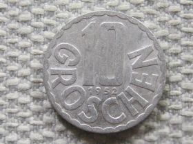 Австрія Австрия ^/--/^ Австрия 10 грошей 1952 года #4243 ^_^^^ Австрія 10 грошей 1952 року #4243 - фото фото фото