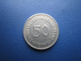 НДР, ФРН ГДР, ФРГ ^/--/^ Монета 50 пфенігів Німеччина ФРН 1950 J ^_^^^ Монета 50 пфеннигов Германия ФРГ 1950 J - фото фото фото