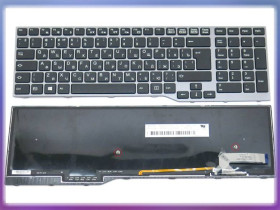 Клавіатури Клавиатуры ^/--/^ Клавиатура для Fujitsu Lifebook E /--/ 753, E /--/ 754, E /--/ 756, E /--/ 554, E /--/ 556, CP /--/ 629312-03 (RU Black, Gray Frame с по ^_^^^ Клавіатура для Fujitsu Lifebook E /--/ 753, E /--/ 754, E /--/ 756, E /--/ 554, E /--/ 556, CP /--/ 629312-03 (RU Black, Gray Frame з позицією - фото фото фото