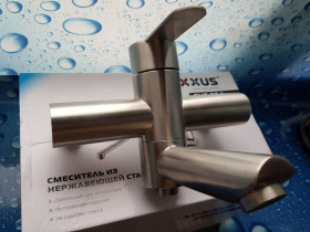 Крани, змішувачі Краны, смесители ^/--/^ Смеситель для ванны Mixxus DAX 009 из нержавеющей стали SUS 304 ^_^^^ Змішувач для ванни Mixxus DAX 009 з нержавіючої сталі SUS 304 - фото фото фото