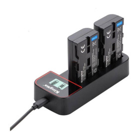 Акумулятори Аккумуляторы ^/--/^ 3-Pack KingMa Sony NP-F /--/ 550 комплект из 2 аккумуляторов и ЗУ на 2 батареи ^_^^^ 3-Pack KingMa Sony NP-F /--/ 550 комплект з 2 акумуляторів і ЗУ на 2 батареї - фото фото фото