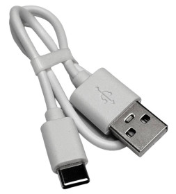 Кабелі Кабели ^/--/^ Кабель USB - Type-C short 0.25 м 3 /--/ A шнур для зарядки живлення білий ^_^^^ Кабель USB 2.0 AM to USB Type-C short 3 /--/ A 0.25 м шнур зарядки питания белый - фото фото фото