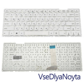 Клавіатури Клавиатуры ^/--/^ Клавиатура для ноутбука ASUS (X /--/ 442 series) rus, white, без фрейма ^_^^^ Клавіатура для ноутбука ASUS (X /--/ 442 series) rus, white, без фрейму - фото фото фото