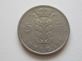 Бельгія Бельгия ^/--/^ Бельгия 5 франков 1950 года BELGIE 25447 ^_^^^ Бельгія 5 франків 1950 року BELGIE 25447 - фото фото фото