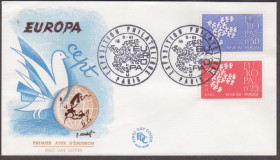 Європа Европа ^/--/^ Франция 1961 ЕВРОПА-СЕПТ ЕВРОПЕЙСКИЙ СОЮЗ ЕВРОПЕЙСКАЯ ИНТЕГРАЦИЯ ЕДИНСТВО ПОЧТА КПД Mi.1363-1364 ^_^^^ Франція 1961 ЄВРОПА-СЕПТ ЄВРОПЕЙСЬКИЙ СОЮЗ ЄВРОПЕЙСЬКА ІНТЕГРАЦІЯ ЄДНІСТЬ ПОШТА ККД Mi.1363-1364 - фото фото фото